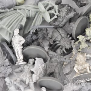 unbemalte Miniaturen