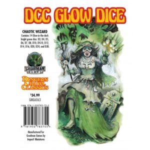 DCC Glow Dice Chaotic Wizard -Goodman Games-