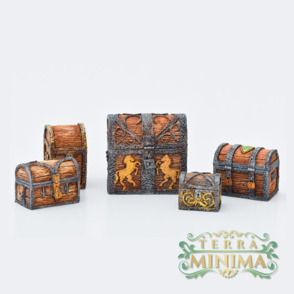 Truhen & Kisten bemalt - Set A (5)