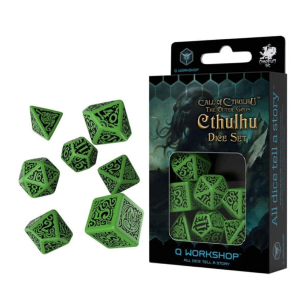 Q-Workshop CoC The Outer Gods Cthulhu Würfelset (7) – Bild 2
